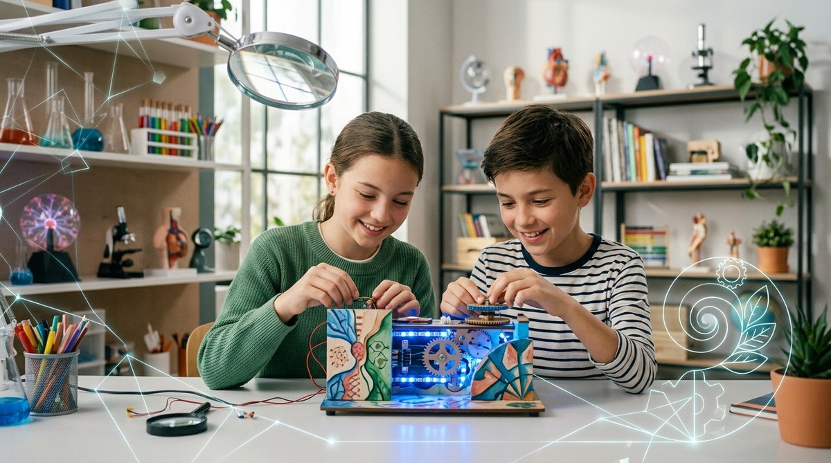 Harnessing Curiosity to Integrate Art and Science in Education