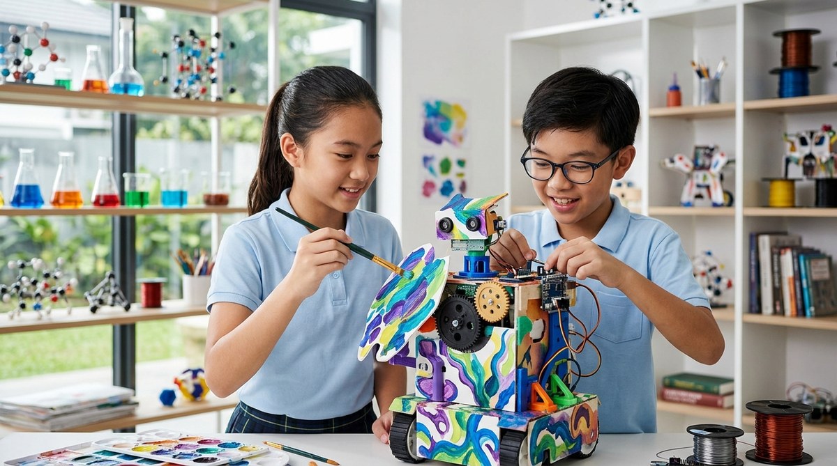 Unlocking Creativity with STEM: Bridging Artistic Expression and Scientific Discovery