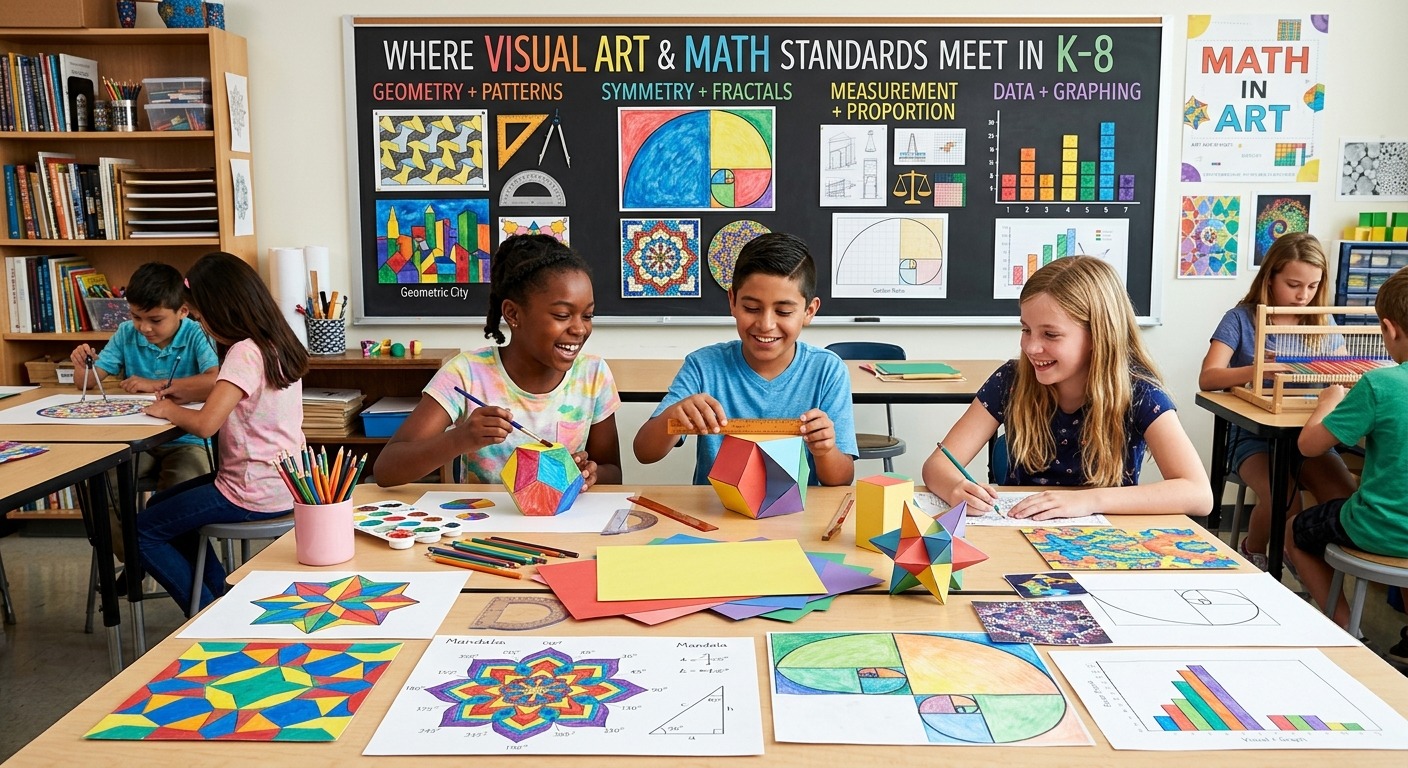 Where Visual Art and Math Standards Meet in the K-8 Classroom