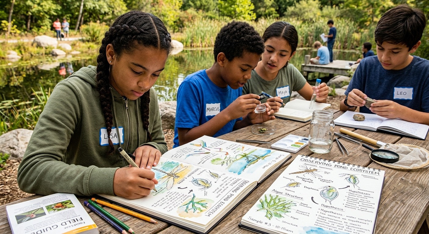 How Art Sketchbooks Deepen Student Thinking in Science Investigations